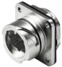 Plug housing, silver, 1221030000