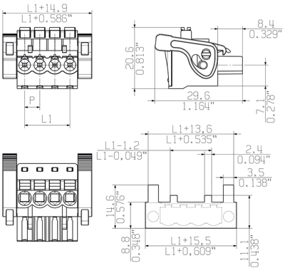 1000440001 Weidmüller PCB Connection Systems Image 3