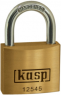 Padlock, level 6, shackle (H) 25 mm, brass, (B) 45 mm, K12545D