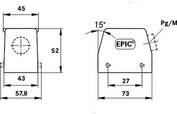 19042000 LAPP Housings for HDC Connectors Image 2