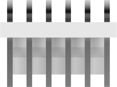 640387-6 AMP PCB Connection Systems Image 3