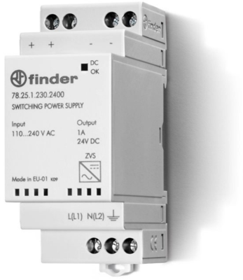 78.25.1.230.2400 Finder DIN Rail Power Supplies