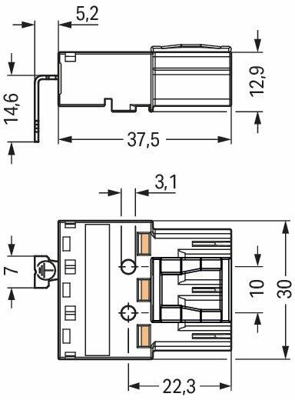 770-213/002-000 WAGO Device Connectors Image 2