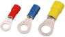 Ring cable lug, 0.5-1.0 mm², M6, red