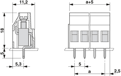 1712601 Phoenix Contact PCB Terminal Blocks Image 2