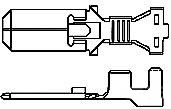 344008-1 AMP Crimp Contacts