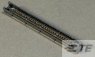 Socket header, 152 pole, pitch 0.64 mm, straight, black, 5767054-4