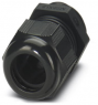 Cable gland, M16, 22 mm, Clamping range 5 to 10 mm, IP68, black, 1411132