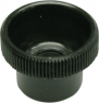 Knurled head, M4, H 9.5 mm, outer Ø 13 mm, polyacetal, 02.38.040