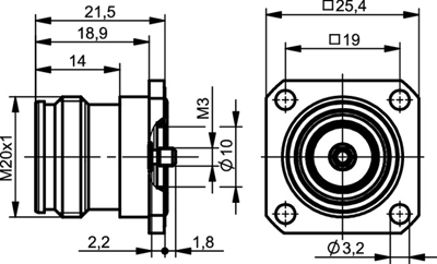 100025286 Telegärtner Coaxial Connectors Image 2