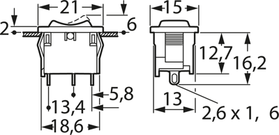 1808.6302 Marquardt Rocker Switches Image 2