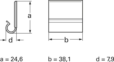 AJC25-A-C Panduit Cable Holders Image 2