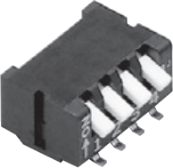 CFP-0412MB Nidec Copal Slide Switches and Coding Switches