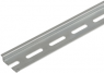 DIN rail, unperforated, 35 x 7.5 mm, W 2000 mm, steel, galvanized, 0383400000