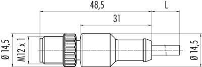 77 3419 0000 50712-0500 binder Sensor-Actuator Cables Image 2