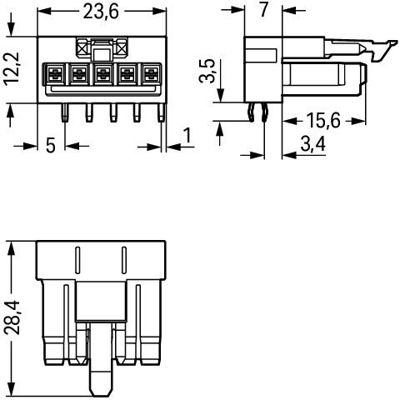 890-845/011-000 WAGO Device Connectors Image 2