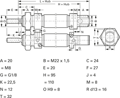 27.24.100 Kendrion Kuhnke Cylinders