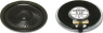 Small speaker, 8 Ω, 83 dB, 350 Hz to 6 kHz, black