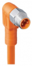 Sensor actuator cable, M8-cable plug, straight to open end, 3 pole, 10 m, PVC, orange, 4 A, 934775003