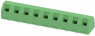 PCB terminal, 9 pole, pitch 7.62 mm, AWG 26-16, 16 A, screw connection, green, 1718676