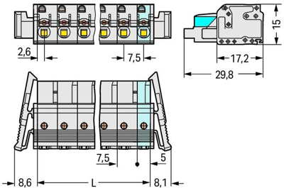 2721-210/037-000 WAGO PCB Connection Systems Image 2