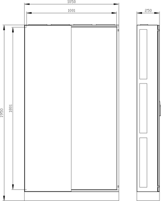 8GK1323-8KP43 Siemens Switch Cabinets, server cabinets Image 2