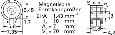 B65511A0100A048 EPCOS Ferrite cores Image 2