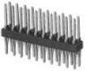 Pin header, 10 pole, pitch 2.54 mm, straight, black, 103233-4