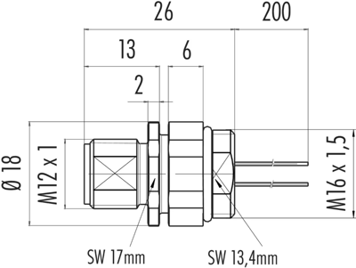 09 3431 722 04 binder Sensor-Actuator Cables Image 2