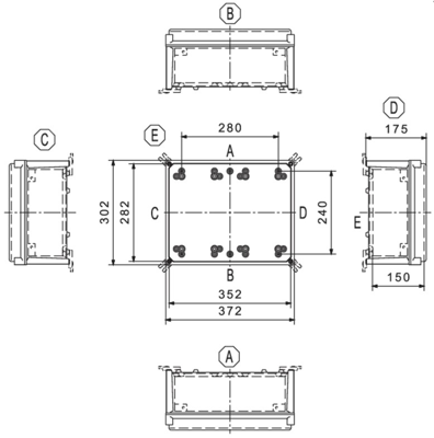 0360400000 Weidmüller General Purpose Enclosures Image 2