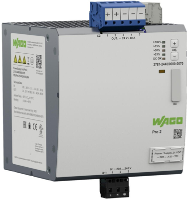 2787-2448/000-070 WAGO DIN Rail Power Supplies Image 1