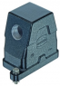 Grommet housing, size 6B, die-cast aluminum, M25, angled, toggle locking, IP65/IP68, 19400060501