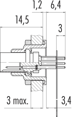 09 0423 65 07 binder Other Circular Connectors Image 3