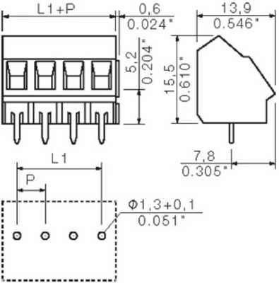 9994610000 Weidmüller PCB Terminal Blocks Image 3