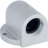 Angled gland, M20, IP55, silver, 52108001