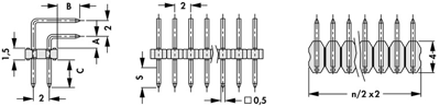 10062759 Fischer Elektronik PCB Connection Systems Image 3