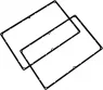 1550GEGASKET Hammond Accessories for Enclosures