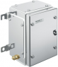 Stainless steel enclosure, (L x W x H) 133 x 152 x 229 mm, silver (RAL 7035), IP66/IP67, 1194550000