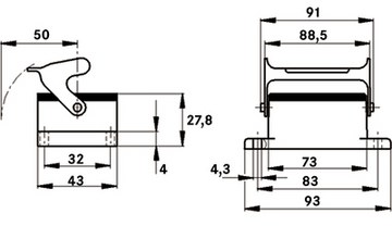 10033000 LAPP Housings for HDC Connectors Image 2