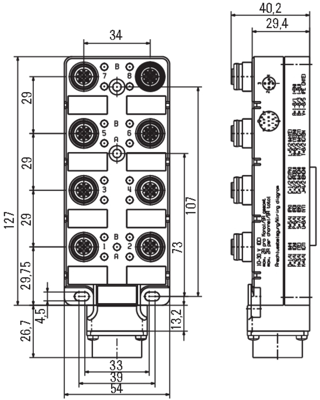 1872460000 Weidmüller Sensor-Actuator Distribution Boxes Image 2