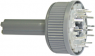 Step rotary switches, 1 pole, 12 stage, 30°, interrupting, 130 mA, 150 V, 48434 41026