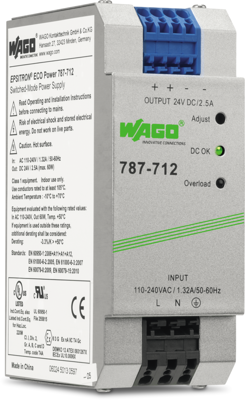 787-712 WAGO DIN Rail Power Supplies