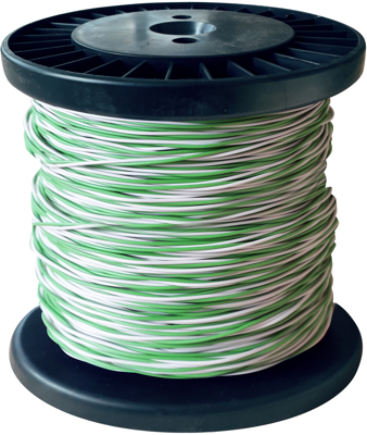 YV 2X0,6/1,1 WEISS/GRÜN Insulated stranded wires