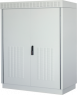 29 U modular outdoor cabinet with double door, air conditioner, (H x W x D) 1530 x 1300 x 630 mm, IP55, steel, light gray, 10149-336
