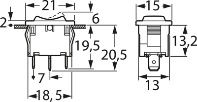 1808.1302 Marquardt Rocker Switches Image 2