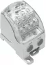 Potential distribution terminal, screw connection, 185 mm², 1 pole, 490 A, light gray, 1562090000