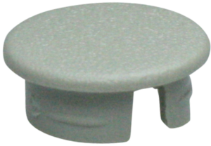 Front cap, without line, pebble gray, KKS, for rotary knobs size 20, A4120007