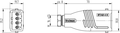 934442106 Hirschmann Automation and Control Device Connectors Image 2