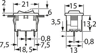 1808.2102 Marquardt Rocker Switches Image 2