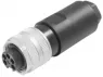 Socket, 7/8, 3 pole, screw connection, straight, 1291920000